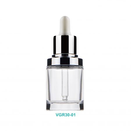 Bouteille compte-gouttes en verre de 30 ml